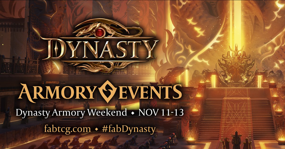 Dynasty Armory Weekend