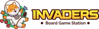 Invaders Board Game Station Logo