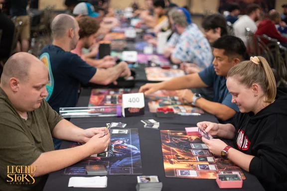 Players in the Sealed Super Armory at US Nationals 2023
