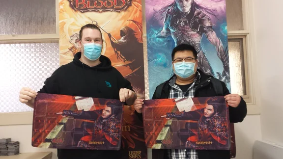 Left to Right - Mitchell and Kuan (Winner) - Next Level Games Ormond Skirmish