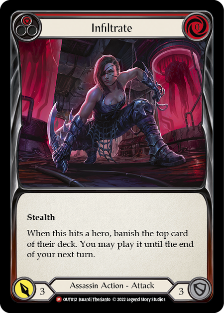 Card image of Infiltrate (Red)
