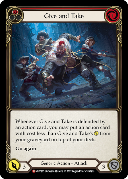 Image of the card for Give and Take (Red)