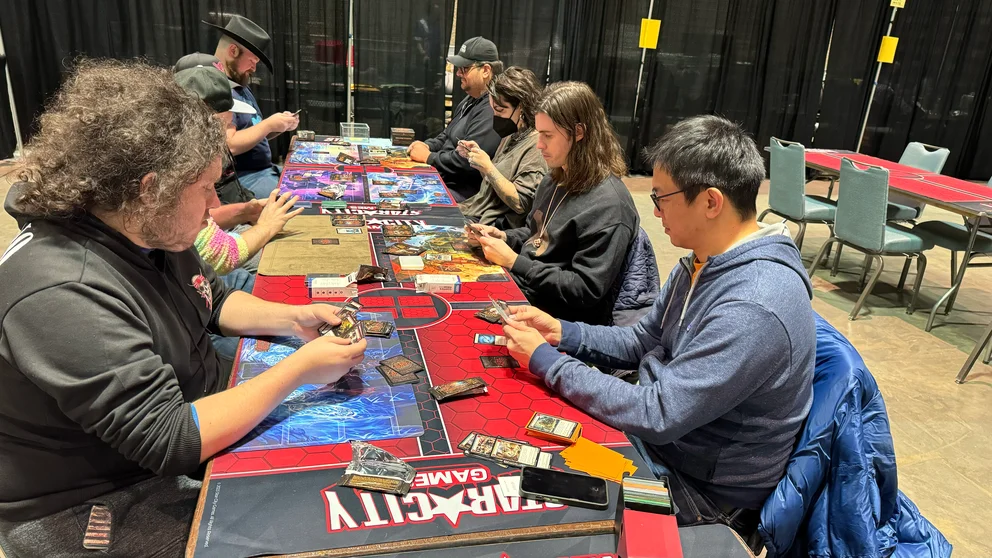 Players Drafting Welcome to Rathe Alpha Edition