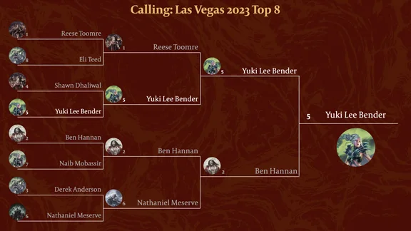 Calling Las Vegas 2023 Top 8 Bracket