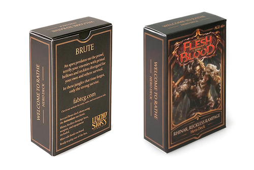 Rhinar // Rhinar, Reckless Rampage - 1st Edition - Other Trading Card Games  » Flesh and Blood TCG Singles » Welcome to Rathe - The Side Deck - Gaming  Cafe