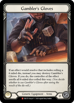 Gambler&#x27;s Gloves Errata