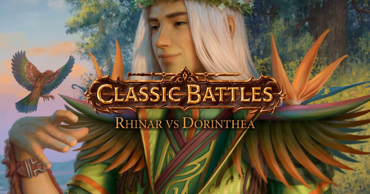 Classic Battles: Rhinar vs Dorinthea In Stores Now!